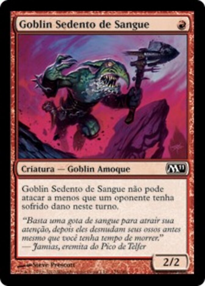 Goblin Sedento de Sangue - Magic 2011
