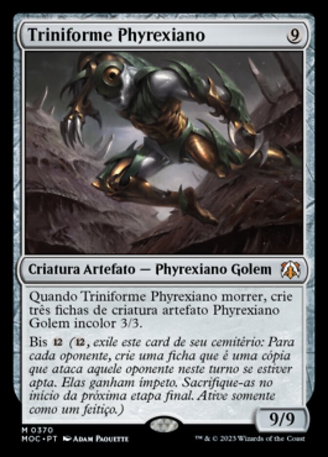 Triniforme Phyrexiano - March of the Machine Commander