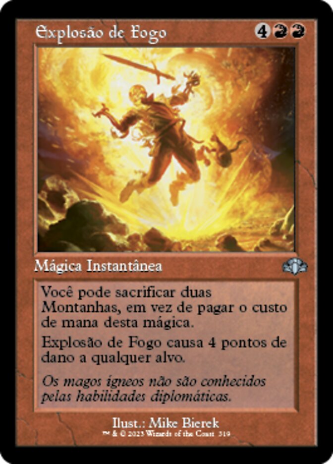 Explosão de Fogo - Dominaria Remastered
