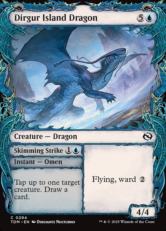 Dirgur Island Dragon // Skimming Strike - Tarkir: Dragonstorm