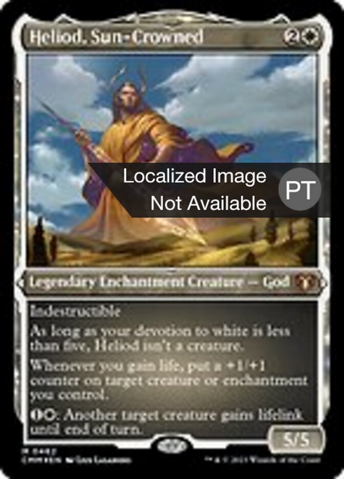 Heliode, Coroa de Sol - Commander Masters