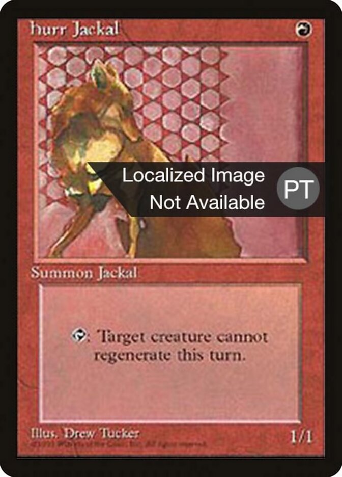 Chacal de Hurr - Fourth Edition Foreign Black Border