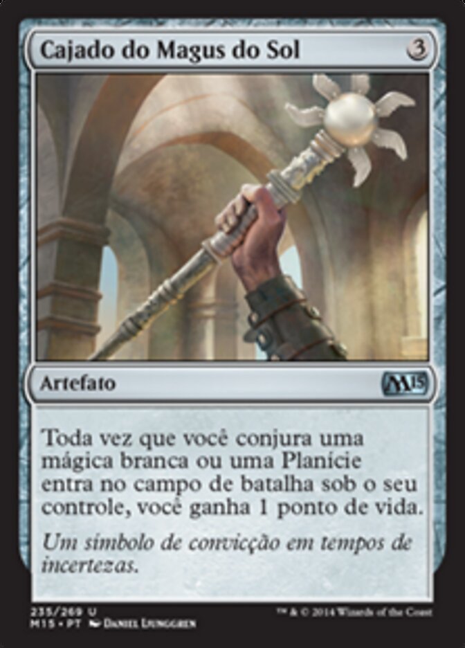 Cajado do Magus do Sol - Magic 2015