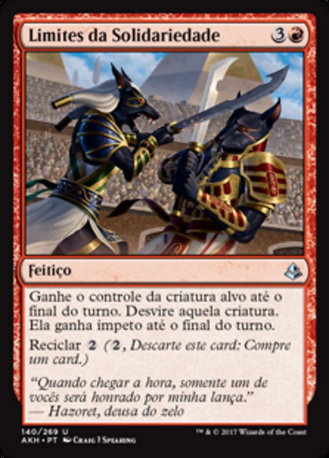 Limites da Solidariedade - Amonkhet