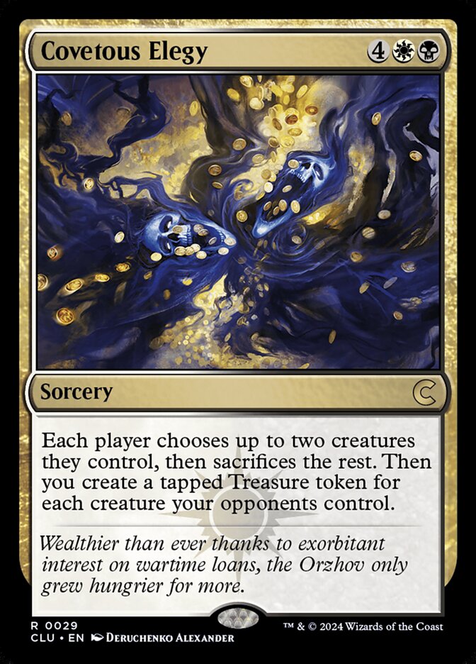 Covetous Elegy - Ravnica: Clue Edition