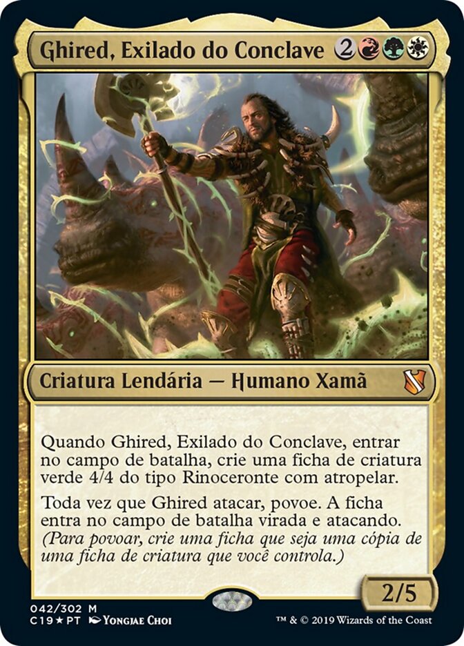 Ghired, Exilado do Conclave - Commander 2019