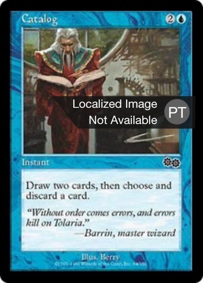 Catalogar - Urza's Saga