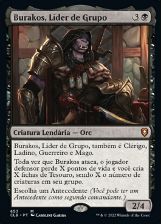 Burakos, Líder de Grupo - Commander Legends: Battle for Baldur's Gate
