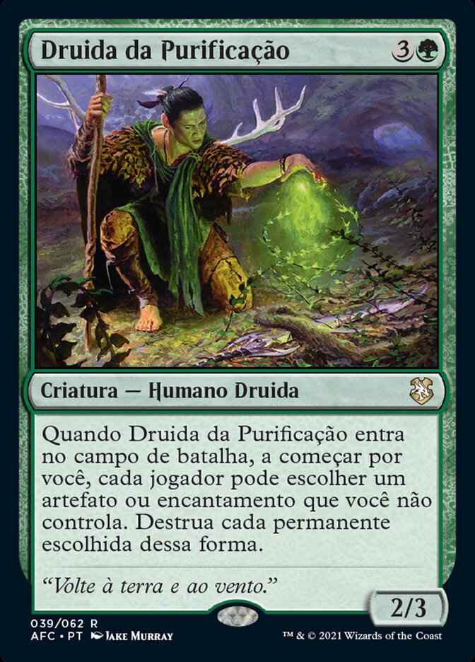 Druida da Purificação - Forgotten Realms Commander