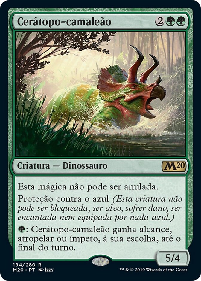 Cerátopo-camaleão - Core Set 2020