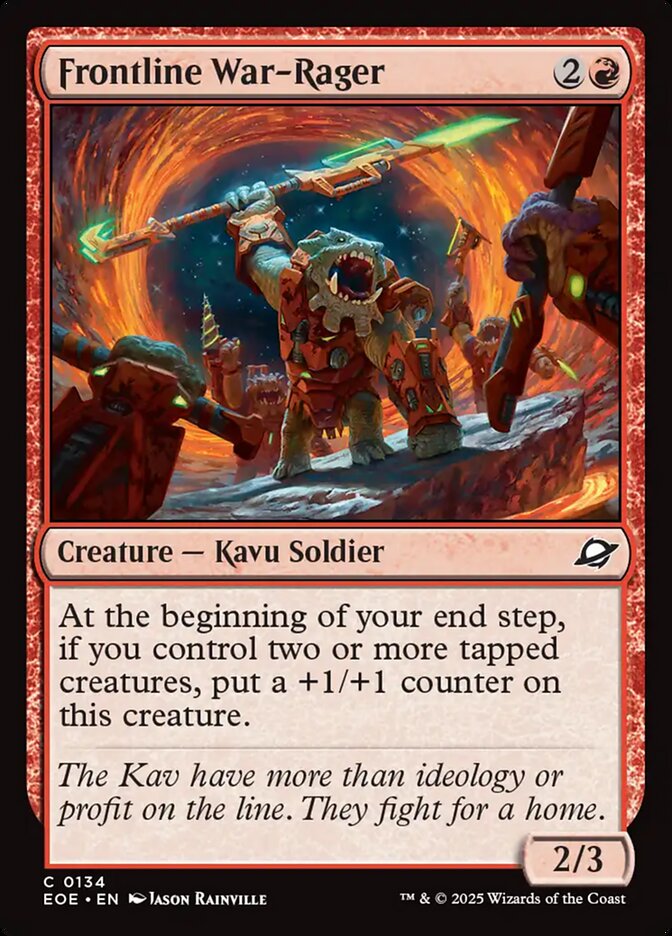 Frontline War-Rager - Edge of Eternities