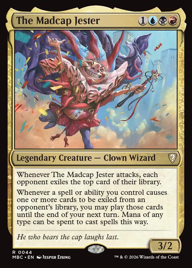 The Madcap Jester - Mystery Booster Commander Edition