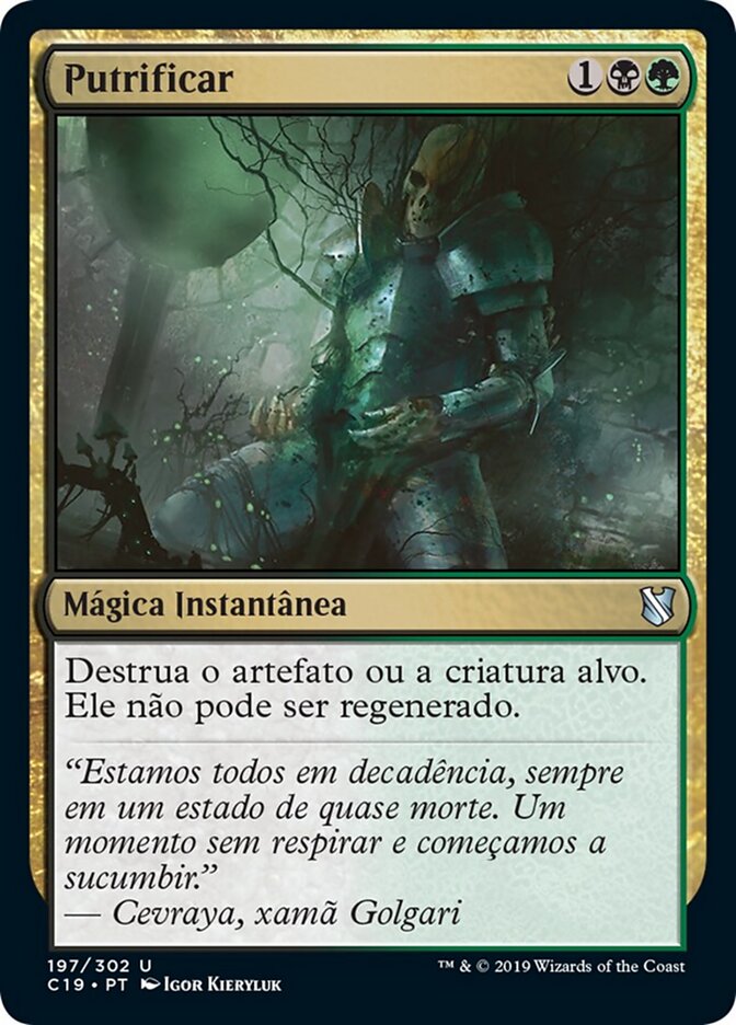 Putrificar - Commander 2019