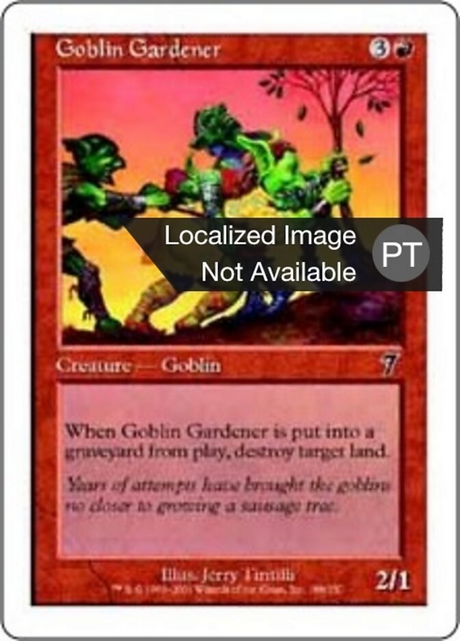 Goblin Jardineiro - Seventh Edition