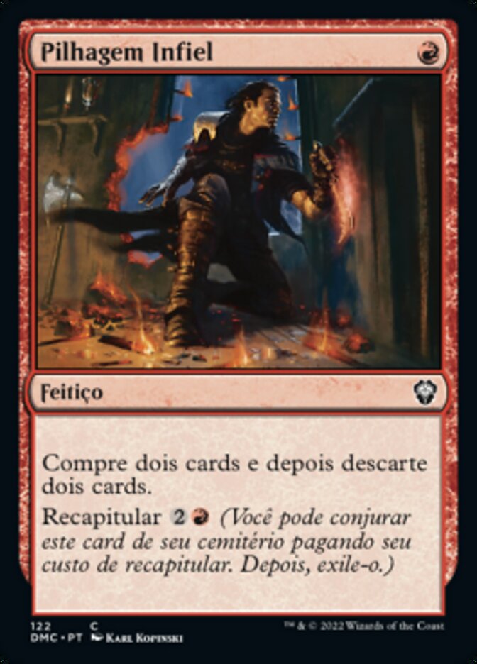 Pilhagem Infiel - Dominaria United Commander