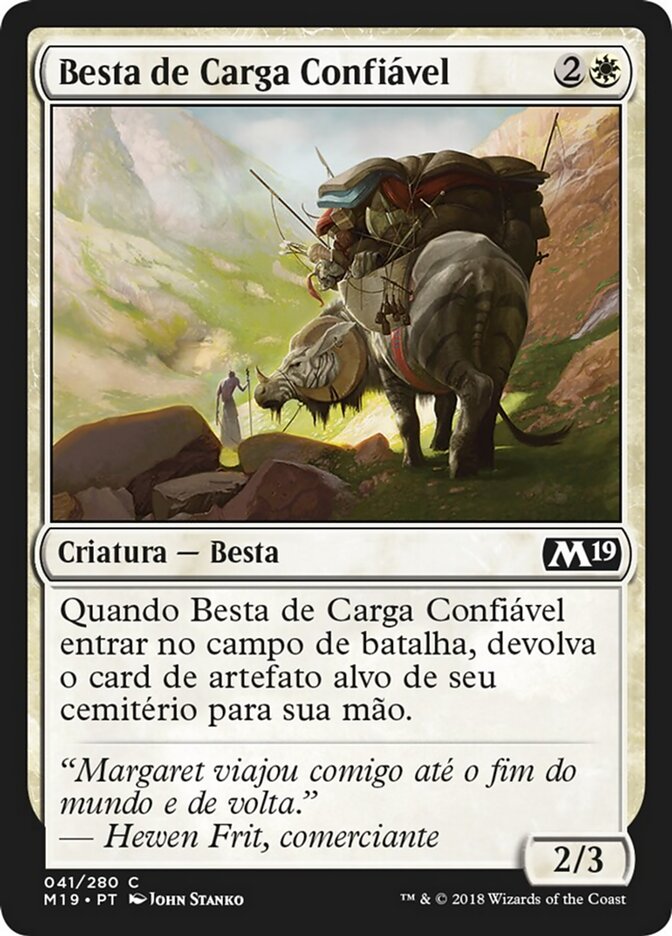 Besta de Carga Confiável - Core Set 2019