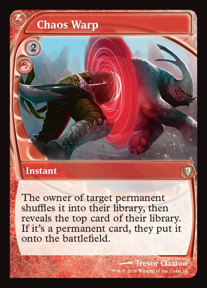 Chaos Warp - Mystery Booster Commander Edition