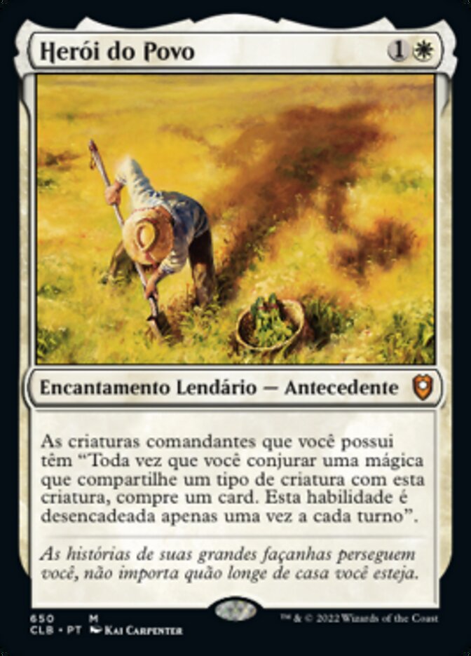 Herói do Povo - Commander Legends: Battle for Baldur's Gate