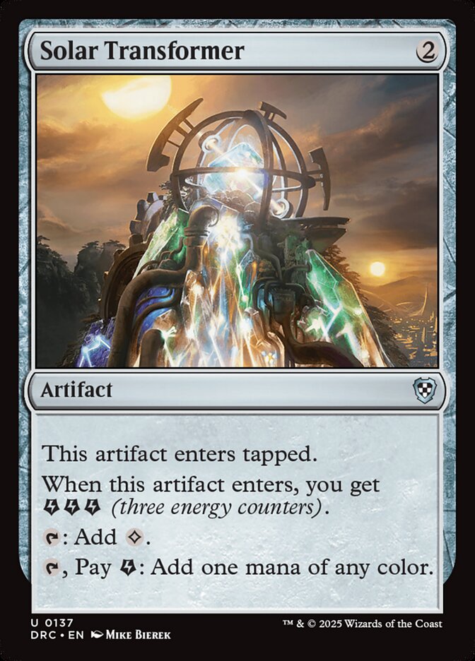 Solar Transformer - Aetherdrift Commander