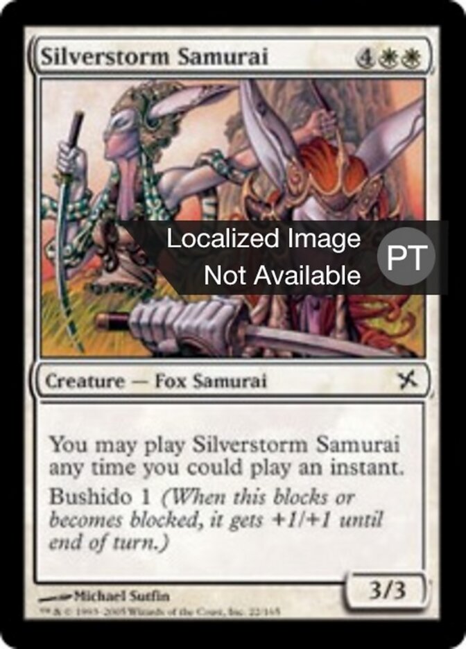 Samurai da Tempestade de Prata - Betrayers of Kamigawa