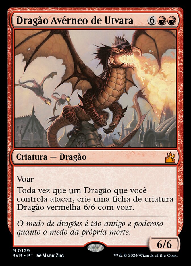 Dragão Avérneo de Utvara - Ravnica Remastered