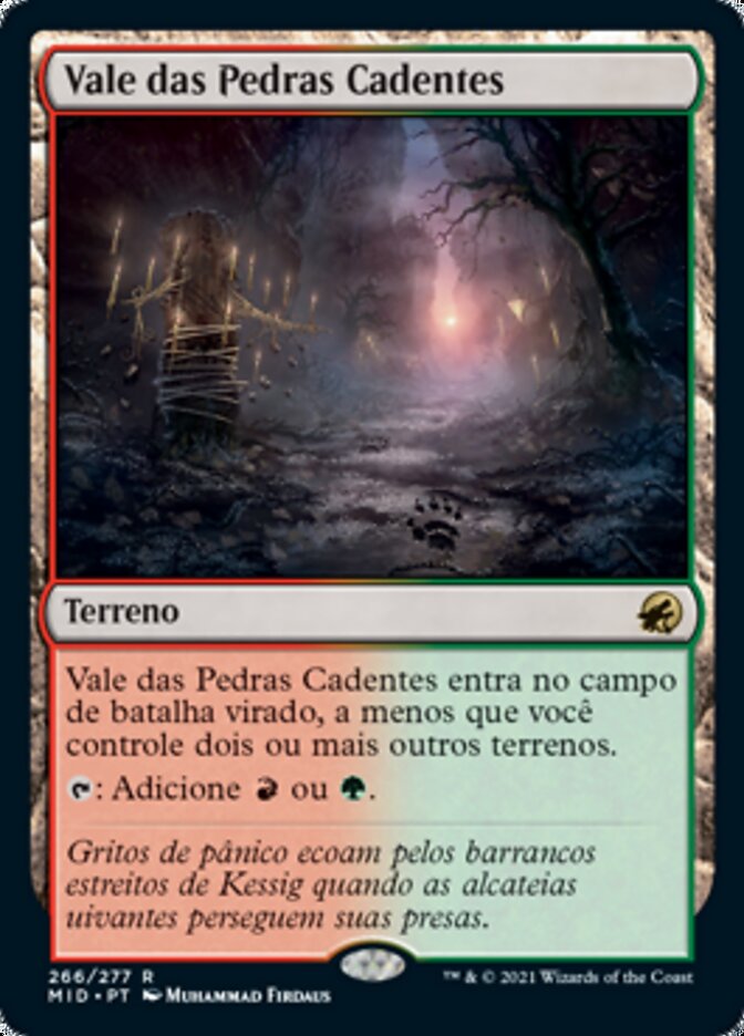 Vale das Pedras Cadentes - Innistrad: Midnight Hunt