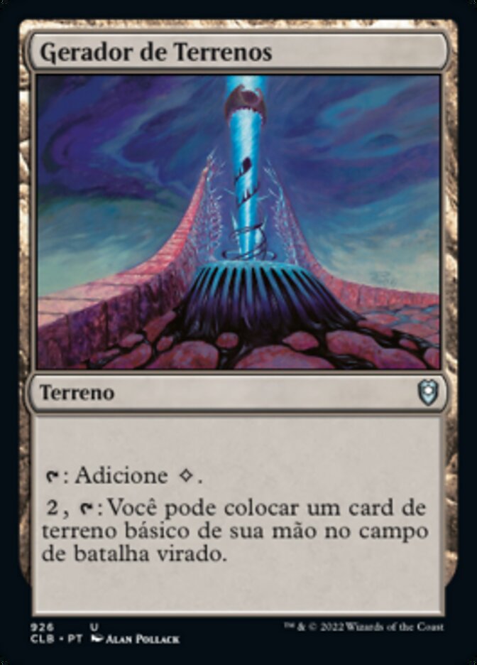 Gerador de Terrenos - Commander Legends: Battle for Baldur's Gate