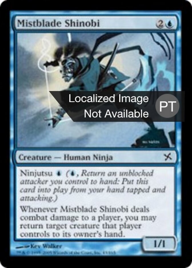 Shinobi da Lâmina de Névoa - Betrayers of Kamigawa