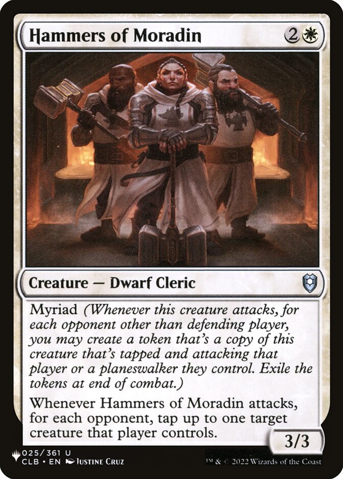 Hammers of Moradin - The List