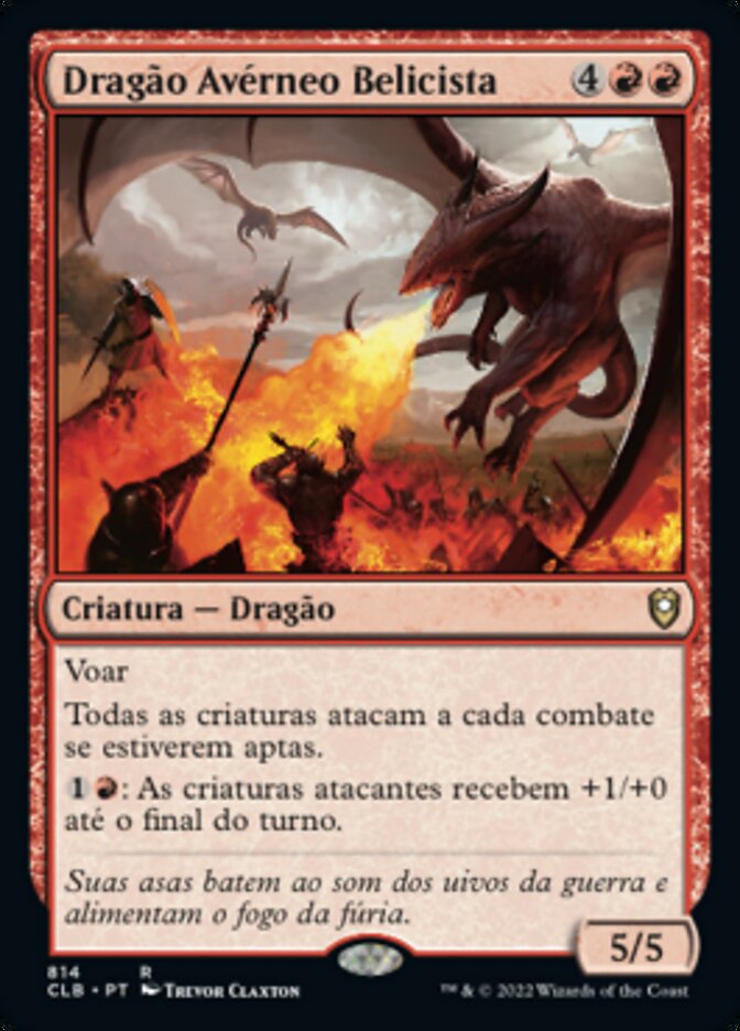 Dragão Avérneo Belicista - Commander Legends: Battle for Baldur's Gate