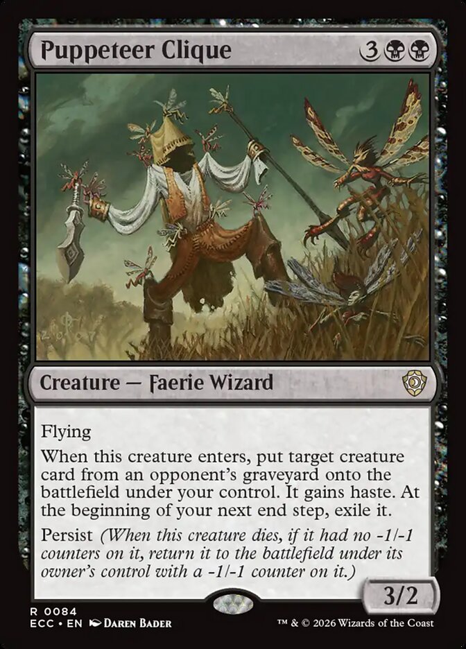 Puppeteer Clique - Lorwyn Eclipsed Commander
