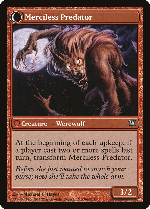Merciless Predator (verso)
