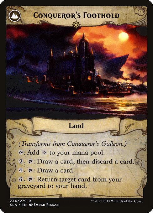 Conqueror's Foothold (verso)