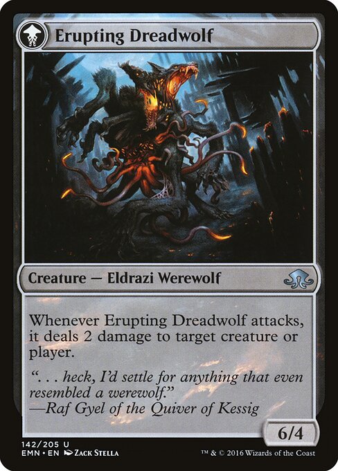 Erupting Dreadwolf (verso)