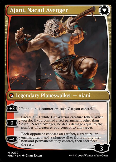 Ajani, Nacatl Avenger (verso)