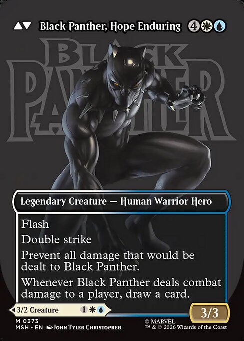 Black Panther, Hope Enduring (verso)