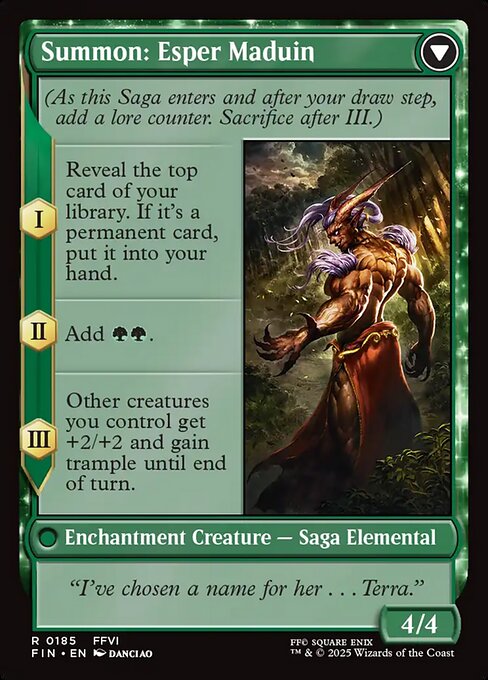 Summon: Esper Maduin (verso)