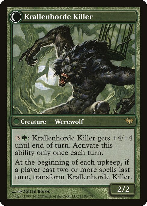 Krallenhorde Killer (verso)
