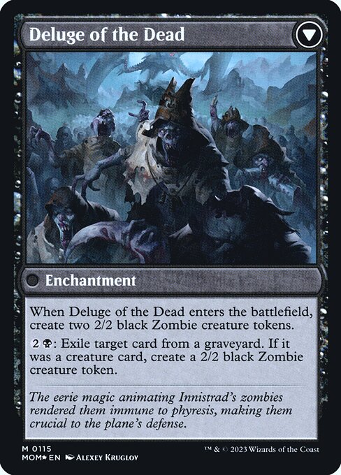 Deluge of the Dead (verso)