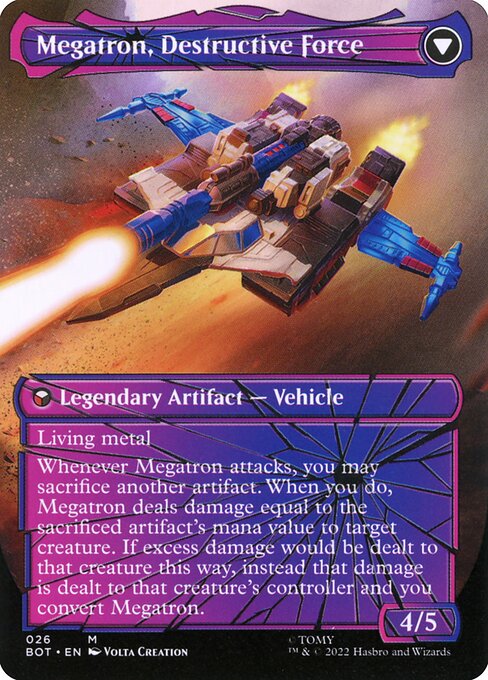 Megatron, Destructive Force (verso)