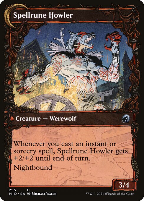 Spellrune Howler (verso)