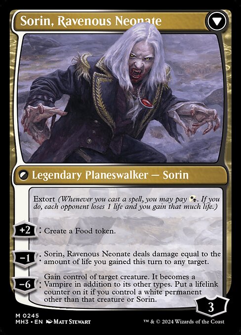 Sorin, Ravenous Neonate (verso)