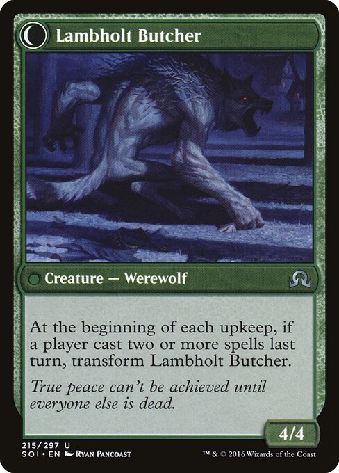 Lambholt Butcher (verso)