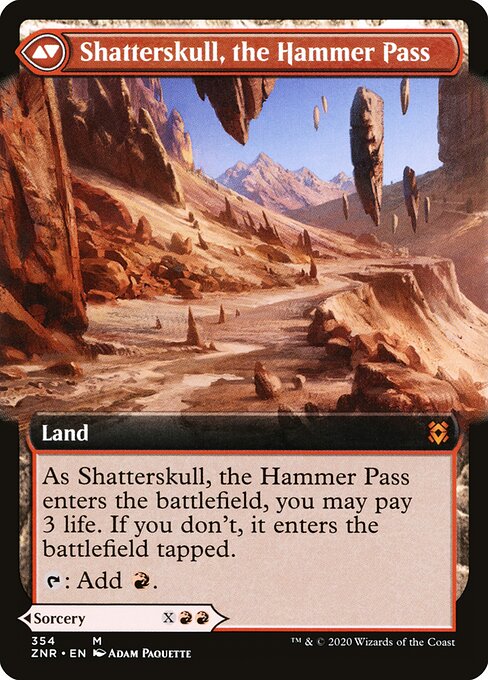Shatterskull, the Hammer Pass (verso)
