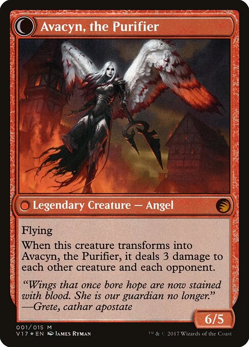 Avacyn, the Purifier (verso)