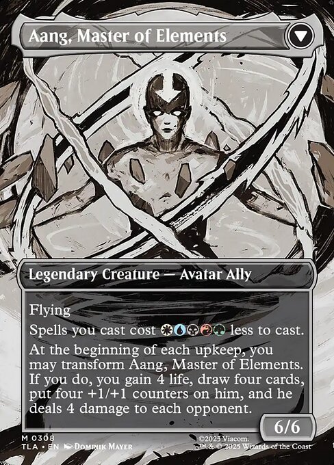 Aang, Master of Elements (verso)