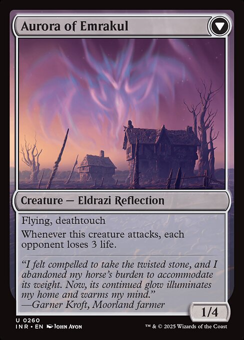 Aurora of Emrakul (verso)