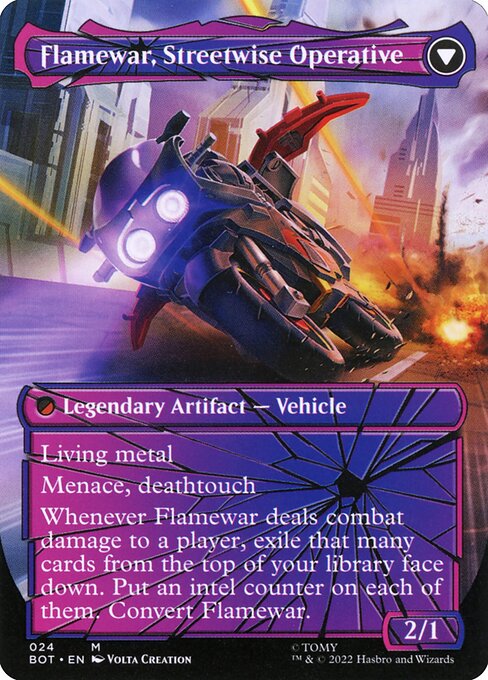 Flamewar, Streetwise Operative (verso)