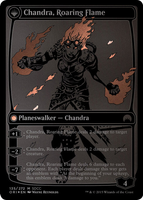 Chandra, Roaring Flame (verso)