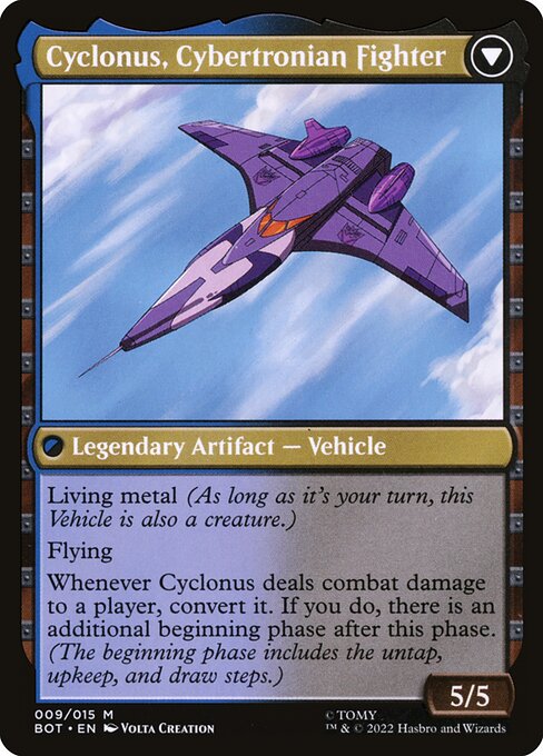 Cyclonus, Cybertronian Fighter (verso)